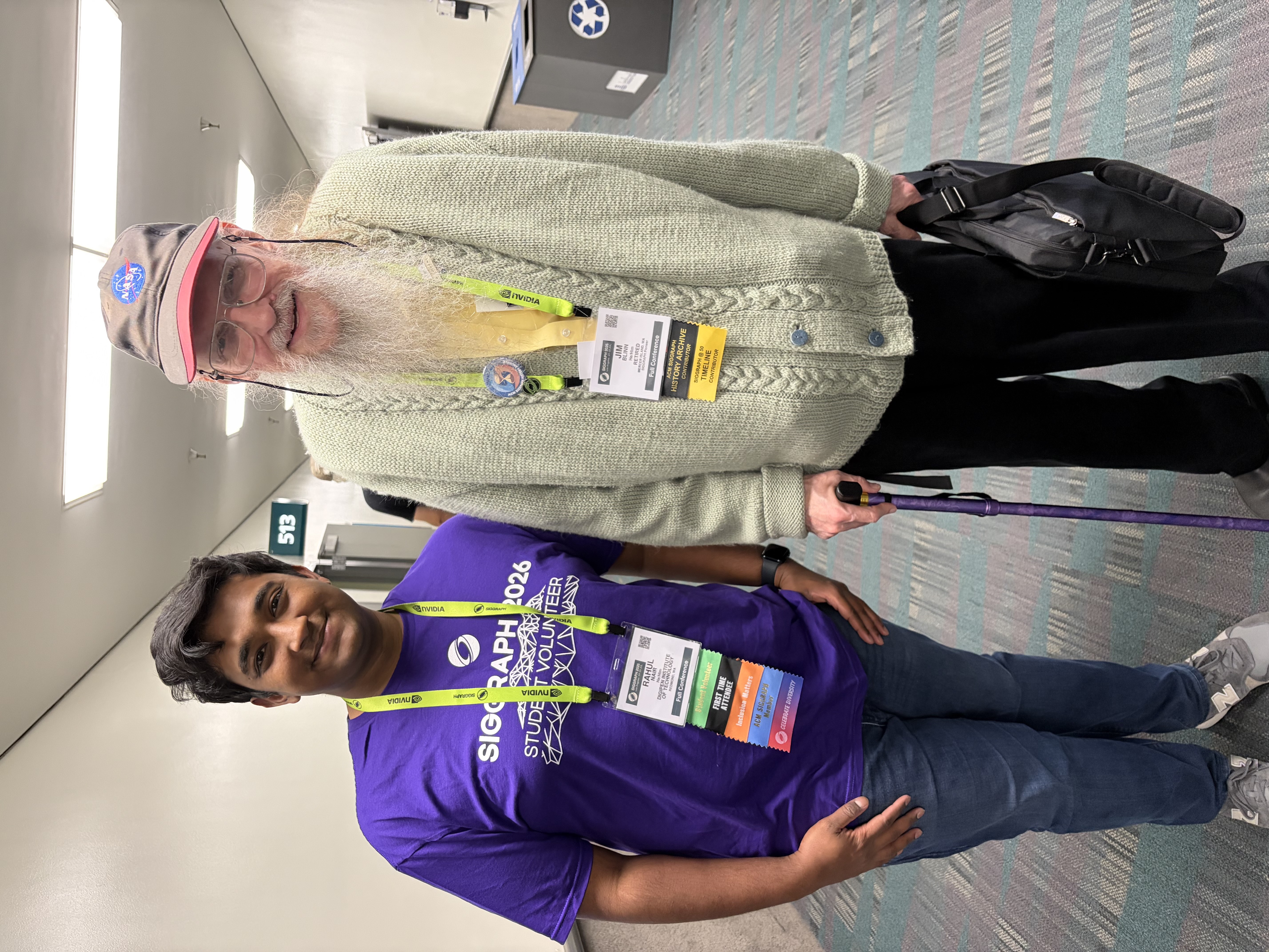 Meeting Jim Blinn at SIGGRAPH 2026